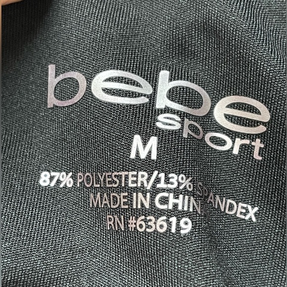 BEBE WOMEN’s active leggings, size MEDIUM. - Picture 3 of 6